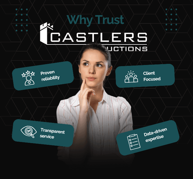 Castlers team in warehouse